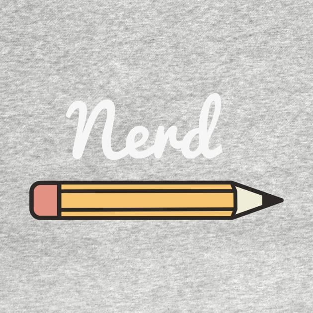 Nerd Pencil Writer T-Shirt by happinessinatee